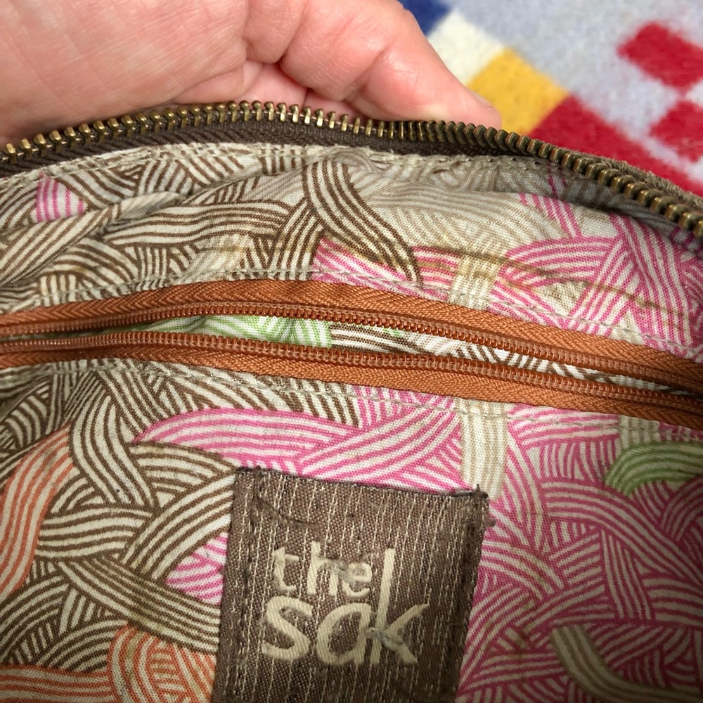 The Sak Genuine Leather Multi Color Crossbody Purse - Picture 13 of 16